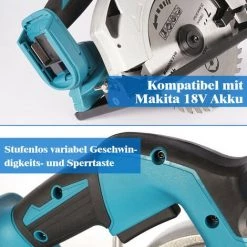 Akku Kreissäge Handkreissäge Bürstenlos Tauchsäge Säge Onevan Für 18V Makita - 5'' 125mm -Elektrosägen Verkäufe 2022 57280072 4