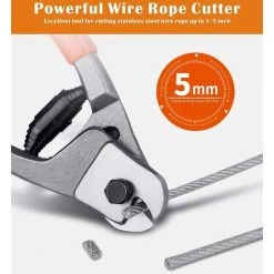 TINOR Kabelschneiderzange 200 Mm Chrom-Vanadium-Stahlschneider, Geeignet Zum Schneiden Von Kupferkabeln, Stahldrahtkabeln, Aluminium- Und Elektrokabeln -Elektrosägen Verkäufe 2022 57594815 4