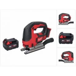 .MILWAUKEE. Milwaukee M18 BJS-401 Akku Stichsäge 18 V + 1x Akku 4,0 Ah - Ohne Ladegerät