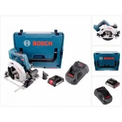 Bosch GKS 18V-57 G Akku Kreissäge 18V 165 Mm + 1x Akku 2,0Ah + Ladegerät + L-Boxx