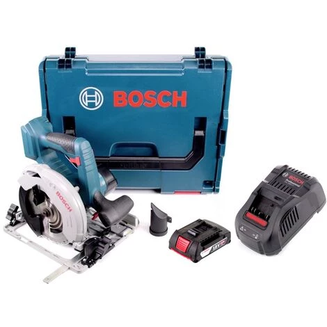 Bosch GKS 18V-57 G Akku Kreissäge 18V 165 Mm + 1x Akku 2,0Ah + Ladegerät + L-Boxx 4 Bosch GKS 18V-57 G Akku Kreissäge 18V 165 Mm + 1x Akku 2,0Ah + Ladegerät + L-Boxx – Bild 2