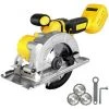 ONEVAN Akku Kreissäge Handkreissäge 125MM 5" Kreissägen 12000RPM 1500W Tauchsäge - Für 18V Makita Akku - Gelb - Mit 3*Sägeblätter