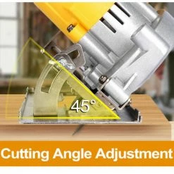 ONEVAN Akku Kreissäge Handkreissäge 125MM 5" Kreissägen 12000RPM 1500W Tauchsäge - Für 18V Makita Akku - Gelb - Mit 3*Sägeblätter -Elektrosägen Verkäufe 2022 58279186 4