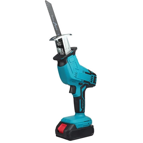 DRILLPRO Elektrische Säbelsäge 4 Sägeblätter Mit 2 Akku Reciprosäge Tigersäge 3 DRILLPRO Elektrische Säbelsäge 4 Sägeblätter Mit 2 Akku Reciprosäge Tigersäge