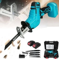 DRILLPRO Elektrische Säbelsäge 4 Sägeblätter Mit 2 Akku Reciprosäge Tigersäge 10 DRILLPRO Elektrische Säbelsäge 4 Sägeblätter Mit 2 Akku Reciprosäge Tigersäge -Elektrosägen Verkäufe 2022 58407998 4