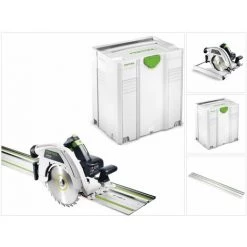Festool HK 85 EB-Plus-FS Handkreissäge Kappsäge 2300W 230mm Im Systainer ( 574661 ) + Sägeblatt HW + Führungsschiene