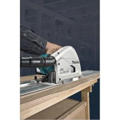 MAKITA 18V Li-Ion 5.0 Ah 165 Mm Tauchsäge + 2 Akkus, Ladegerät, Gehäuse - DSP600PT2J -Elektrosägen Verkäufe 2022 59108853 3