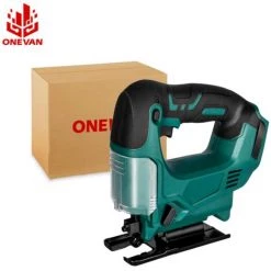 ONEVAN Akku-Stichsäge 21V 65mm 3000RPM , Tragbares, Multifunktionales Elektrowerkzeug Für Die Holzbearbeitung, Für Makita 18V Akku - Akku Nicht Enthalten.
