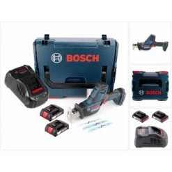 Bosch GSA 18V-LI C Akku Säbelsäge 18V + 2x Akku 2,0Ah + Ladegerät + L-Boxx
