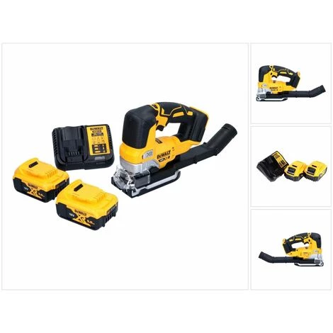 DeWalt DCS 334 P2 Akku Pendelhub Stichsäge 18 V Brushless + 2x Akku 5,0 Ah + Ladegerät 3 DeWalt DCS 334 P2 Akku Pendelhub Stichsäge 18 V Brushless + 2x Akku 5,0 Ah + Ladegerät