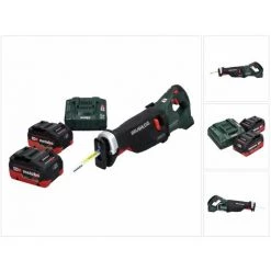 METABO® Metabo SSEP 18 LTX BL MVT Akku Säbelsäge 18 V Brushless + 2x Akku 8,0 Ah + Ladegerät