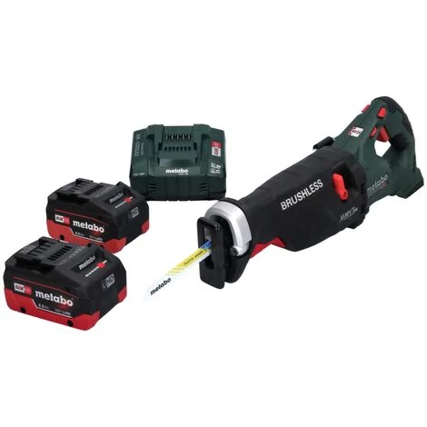 METABO® Metabo SSEP 18 LTX BL MVT Akku Säbelsäge 18 V Brushless + 2x Akku 8,0 Ah + Ladegerät 4 METABO® Metabo SSEP 18 LTX BL MVT Akku Säbelsäge 18 V Brushless + 2x Akku 8,0 Ah + Ladegerät – Bild 2