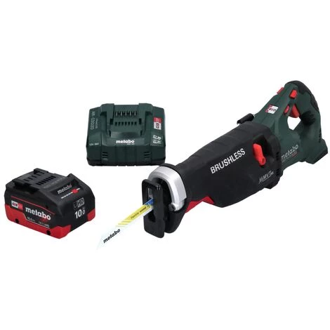 METABO® Metabo SSEP 18 LTX BL MVT Akku Säbelsäge 18 V Brushless + 1x Akku 10,0 Ah + Ladegerät 4 METABO® Metabo SSEP 18 LTX BL MVT Akku Säbelsäge 18 V Brushless + 1x Akku 10,0 Ah + Ladegerät – Bild 2
