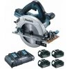 Kreissäge 36 V => 2 X 18 V Li-Ionen 5 Ah Ø 190 Mm (4 Akkus) MAKITA - 4 Akkus, Ladegerät, Koffer - DHS710PT4J -Elektrosägen Verkäufe 2022 61635987 1