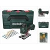 METABO® Metabo STA 18 LTX 140 Akku Stichsäge 18 V + 10 Tlg. Stichsägeblatt Set + MetaBOX - Ohne Akku, Ohne Ladegerät