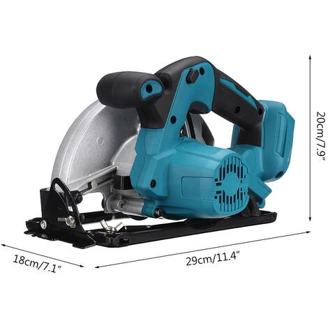 DRILLPRO Akku Kreissäge Für Makita 18V 190mm Akku-Handkreissäge Ohne Akkus Ohne Ladegerät 4 DRILLPRO Akku Kreissäge Für Makita 18V 190mm Akku-Handkreissäge Ohne Akkus Ohne Ladegerät – Bild 2