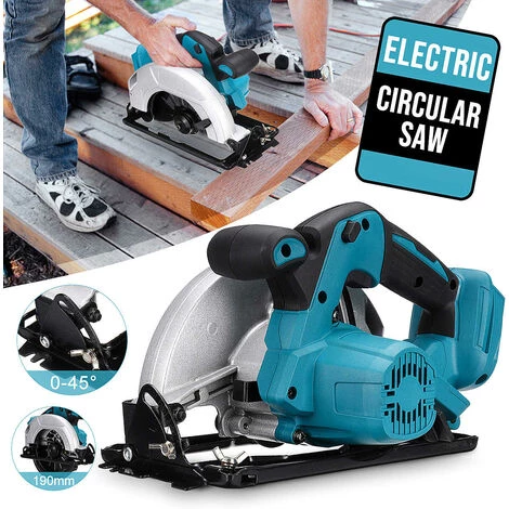 DRILLPRO Akku Kreissäge Für Makita 18V 190mm Akku-Handkreissäge Ohne Akkus Ohne Ladegerät 7 DRILLPRO Akku Kreissäge Für Makita 18V 190mm Akku-Handkreissäge Ohne Akkus Ohne Ladegerät – Bild 5