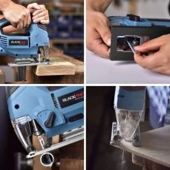 BLACKPINE - Stichsäge 900W Elektrosäge 6-fach Einstellbarer Maximaler Winkel 45° Schnittgeschwindigkeit 3000 SPM Mit Aluminium-Schneidklinge -Elektrosägen Verkäufe 2022 63781882 4