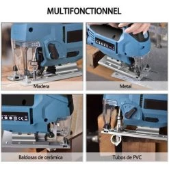BLACKPINE - Stichsäge 900W Elektrosäge 6-fach Einstellbarer Maximaler Winkel 45° Schnittgeschwindigkeit 3000 SPM Mit Aluminium-Schneidklinge -Elektrosägen Verkäufe 2022 63781882 5