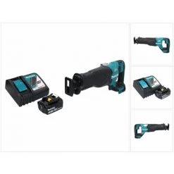Makita DJR 187 RF1 Akku Reciprosäge Säbelsäge 18 V Brushless + 1x Akku 3,0 Ah + Ladegerät