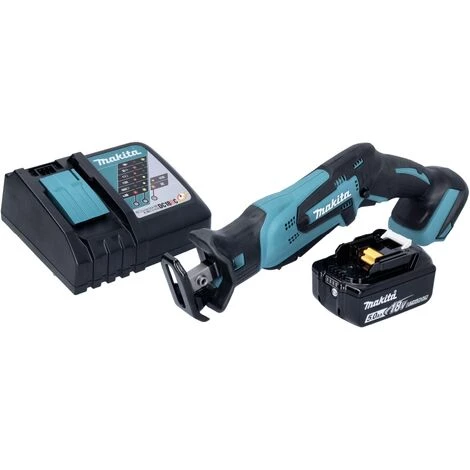 Makita DJR 185 RT1 Akku Recipro Säbelsäge 18 V + 1x Akku 5,0 Ah + Ladegerät 4 Makita DJR 185 RT1 Akku Recipro Säbelsäge 18 V + 1x Akku 5,0 Ah + Ladegerät – Bild 2