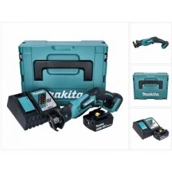 Makita DJR 185 RT1J Akku Recipro Säbelsäge 18 V + 1x Akku 5,0 Ah + Ladegerät + Makpac