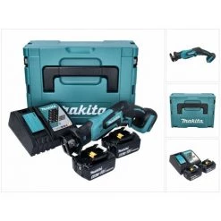 Makita DJR 185 RGJ Akku Recipro Säbelsäge 18 V + 2x Akku 6,0 Ah + Ladegerät + Makpac