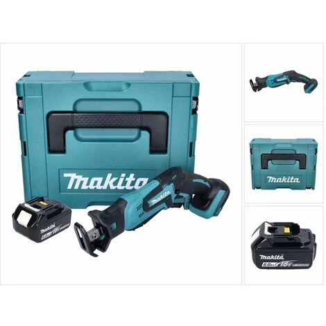 Makita DJR 185 G1J Akku Recipro Säbelsäge 18 V + 1x Akku 6,0 Ah + Makpac - Ohne Ladegerät 3 Makita DJR 185 G1J Akku Recipro Säbelsäge 18 V + 1x Akku 6,0 Ah + Makpac - Ohne Ladegerät
