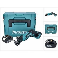 Makita DJR 185 F1J Akku Recipro Säbelsäge 18 V + 1x Akku 3,0 Ah + Makpac - Ohne Ladegerät