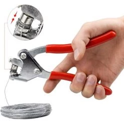 QERSTA Blockierset, Dichtungen Und Plombierdrähte Für Spendenbox, Plombierzange, Bleiplombe, (1x Kabelklemmen + 100 X 8 Mm Blei + 30 M Plombierdraht) -Elektrosägen Verkäufe 2022 64557861 2