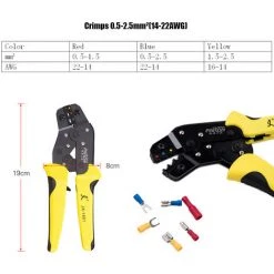 PARON JX-1601-01T Crimpzangen Zangen-Kombinationsset 500 Stück + Spezial-Crimpzangen, Vorisolierte Anschlussbaugruppe -Elektrosägen Verkäufe 2022 64683001 4