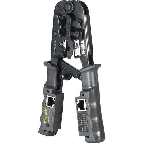 TNI-U TU-N5684CR Zwei-in-Eins-Netzwerktest-Crimpzange Crimp-Abisolierwerkzeug Testwerkzeug 4 TNI-U TU-N5684CR Zwei-in-Eins-Netzwerktest-Crimpzange Crimp-Abisolierwerkzeug Testwerkzeug – Bild 2
