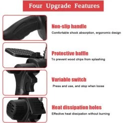 KKmoon 6 Zoll 21V Mini Wiederaufladbare Bürstenlose Variable Geschwindigkeit Elektrische Kettensäge Kleine Handgehaltene Logging Und Baum-Schneiden Säge Für Haus Garten Beschneiden Äste Und Holz Zwei Macht Und Ein Ladegerät 10 KKmoon 6 Zoll 21V Mini Wiederaufladbare Bürstenlose Variable Geschwindigkeit Elektrische Kettensäge Kleine Handgehaltene Logging Und Baum-Schneiden Säge Für Haus Garten Beschneiden Äste Und Holz Zwei Macht Und Ein Ladegerät -Elektrosägen Verkäufe 2022 64683600 4