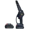 SUPERSELLER 24V 6 Zoll Mini-Elektro-Kettensäge Kleine Bürste Kettensäge Wiederaufladbare Beschneiden Lithium-Kettensäge Einhändig Logging Elektrische Säge Makita Akku Anwendbar Zwei Strom Eine Ladung