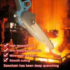 SUPERSELLER 4 Zoll + 6 Zoll + 8 Zoll Führungsplatte Mini Wiederaufladbare Elektrische Kettensäge Home Handheld Lithium Kettensäge Kleine Holzbearbeitung Garten Fällsäge Kann Schmieröl Zwei Strom Eine Ladung, Bürstenmotor Hinzufügen -Elektrosägen Verkäufe 2022 64683672 5