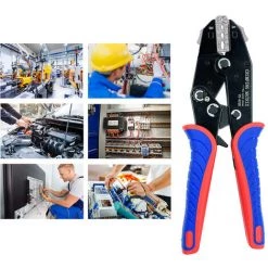 SUPERSELLER Schnellwechselkopf-Crimpzange Crimpbereich 0,25-6mm² Kaltgepresster Kabelschuh Gabelförmig U-förmig Y-förmig Vorisolierter Kabelschuh Crimpzange Schwarz, Rot Und Blau Farblich Passend Zu VK-40J 9 SUPERSELLER Schnellwechselkopf-Crimpzange Crimpbereich 0,25-6mm² Kaltgepresster Kabelschuh Gabelförmig U-förmig Y-förmig Vorisolierter Kabelschuh Crimpzange Schwarz, Rot Und Blau Farblich Passend Zu VK-40J -Elektrosägen Verkäufe 2022 64683743 3