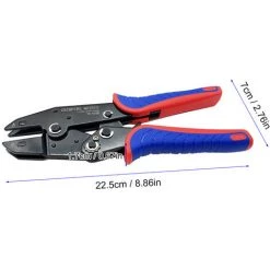 SUPERSELLER Schnellwechselkopf-Crimpzange Crimpbereich 0,25-6mm² Kaltgepresster Kabelschuh Gabelförmig U-förmig Y-förmig Vorisolierter Kabelschuh Crimpzange Schwarz, Rot Und Blau Farblich Passend Zu VK-40J 11 SUPERSELLER Schnellwechselkopf-Crimpzange Crimpbereich 0,25-6mm² Kaltgepresster Kabelschuh Gabelförmig U-förmig Y-förmig Vorisolierter Kabelschuh Crimpzange Schwarz, Rot Und Blau Farblich Passend Zu VK-40J -Elektrosägen Verkäufe 2022 64683743 5