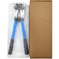 SUPERSELLER Crimpzange Verdrahtungszange Blanke Anschlusszange Kupfer-Alu-Kabelcrimpzange 6-50mm2 Blau HX-50B -Elektrosägen Verkäufe 2022 64683753 4