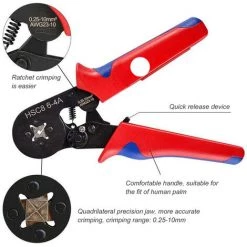 SUPERSELLER HSC8 6-4A Crimpzange Für Rohrklemmen Crimpzange Für Stiftklemmen Klemmzange Crimpwerkzeuge (Spezifikation 0,25-10 Mm2) -Elektrosägen Verkäufe 2022 64875957 5