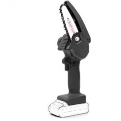 SUPERSELLER Elektrische Baumsäge Wiederaufladbare Kleine Elektrische Säge Einhand-Kettensäge Gartenholzfällung Mini-Kettensäge Nackt Schwarz