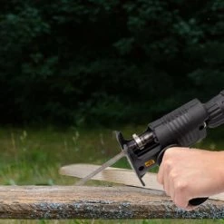 LIFCAUSAL Tragbarer Säbelsägenadapter, Multifunktionaler Elektrischer Bohrer, Modifizierter Werkzeugaufsatz Mit Ergonomischem Griff, 3 Sägeblätter Zum Schneiden Von Holz, Metall, Schwarz -Elektrosägen Verkäufe 2022 65448555 5