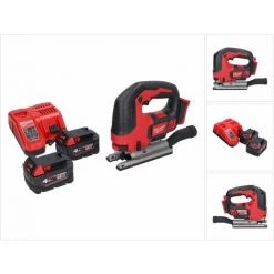 .MILWAUKEE. Milwaukee M18 BJS-402 Akku Stichsäge 18 V + 2x Akku 4,0 Ah + Ladegerät