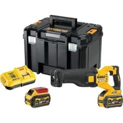 DeWALT DCS389T2 Akku Säbelsäge Fuchsschwanz Reciprosäge Bürstenlos 54V FlexVolt 2 X 6Ah