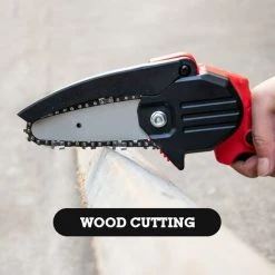 DONTODENT Wiederaufladbare Kabellose Mini-Elektrokettensäge Holzbearbeitungssäge Einhand-Elektrosäge - Zwei Batterien UK-Stecker 10 DONTODENT Wiederaufladbare Kabellose Mini-Elektrokettensäge Holzbearbeitungssäge Einhand-Elektrosäge - Zwei Batterien UK-Stecker -Elektrosägen Verkäufe 2022 66350814 4
