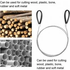 DECKON Kettensäge Outdoor Steel Wire Saw Survival Tool Outdoor Survival Kit Jagd Bushcraft Jagdausrüstung -Elektrosägen Verkäufe 2022 66986582 3