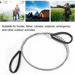 DECKON Kettensäge Outdoor Steel Wire Saw Survival Tool Outdoor Survival Kit Jagd Bushcraft Jagdausrüstung -Elektrosägen Verkäufe 2022 66986582 4