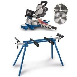 Scheppach Kapp Und Gehrungssäge HM216 Zugsäge Laser + 2.Sägeblatt + UMF1550