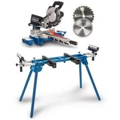 Scheppach Kapp Und Gehrungssäge HM216 Zugsäge Laser + 2.Sägeblatt + UMF2000