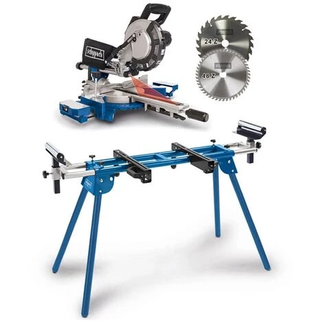 Scheppach Kapp Und Gehrungssäge HM216 Zugsäge Laser + 2.Sägeblatt + UMF2000 3 Scheppach Kapp Und Gehrungssäge HM216 Zugsäge Laser + 2.Sägeblatt + UMF2000