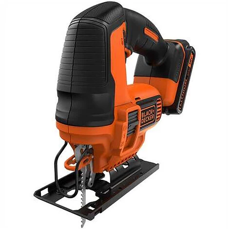 BLACK & DECKER BLACK+DECKER BDCJS18M1 Pendelhub Stichsäge Kabellos 18V, Mit 1x Akku, Ladegerät 4 BLACK & DECKER BLACK+DECKER BDCJS18M1 Pendelhub Stichsäge Kabellos 18V, Mit 1x Akku, Ladegerät – Bild 2